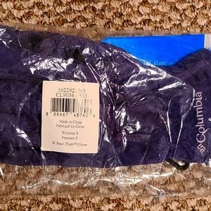 Columbia Women's Pearl Plush Glove Small NWT